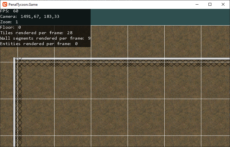 Fence segments overlap each other.
